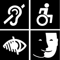 Handicap auditif, handicap moteur, handicap visuel, handicap psychique ou cognitif